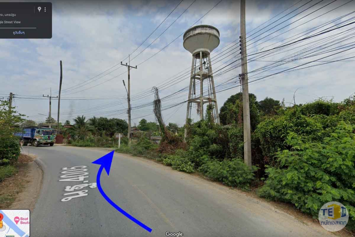 ที่ดินริมน้ำนครชัยศรี พท 1 ไร่  93 ตรว. ถมแล้ว กั้นเขื่อนไว้เรียบร้อย  เหมาะสำหรับปลูกบ้านไว้พักผ่อนวัยเกษียณ