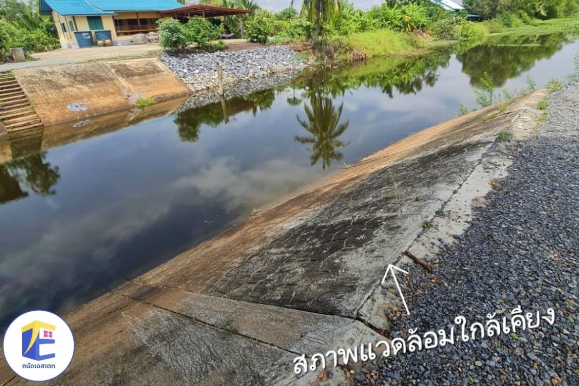 ที่ดินองครักษ์ เนื้อที่ 1 ไร่ 192.7 ตร.ว. อ.องครักษ์ ด้านหลังติดคลองกว้าง 60 เมตร ด้านหน้ากว้าง 64 เมตรติดถนนใหญ่ 4 เลน สาย 3001